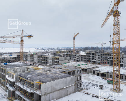 МЖК «Univer City»: ход строительства корпуса № 3, Январь 2023