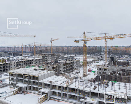 МЖК «Univer City»: ход строительства корпуса № 3, Январь 2023