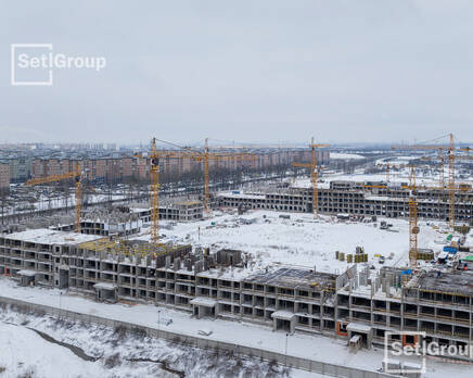 МЖК «Univer City»: ход строительства корпуса № 4, Январь 2023