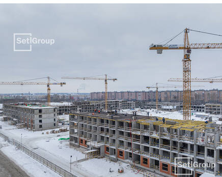 МЖК «Univer City»: ход строительства корпуса № 4, Январь 2023
