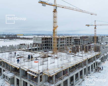 МЖК «Univer City»: ход строительства корпуса №3, Февраль 2023