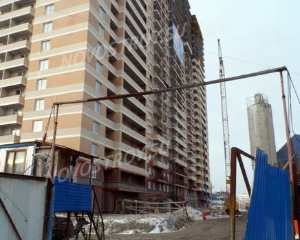 Строительство жк «Богатырь», Февраль 2013