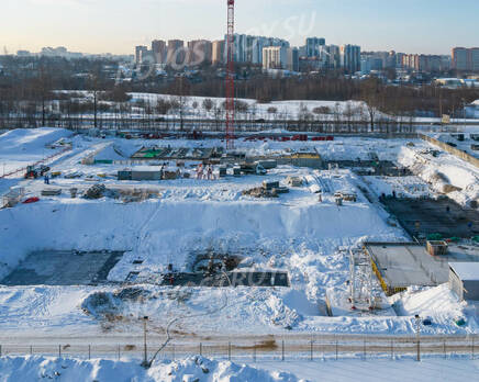 ЖК «Заречный парк»: ход строительства корпуса №9, Февраль 2022