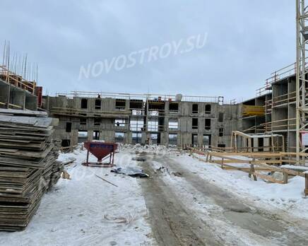 ЖК «Югтаун. Олимпийские кварталы»: ход строительства корпуса №1, Март 2022