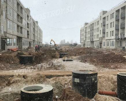 МЖК «Верево-Сити»: ход строительства корпуса №1, Апрель 2022