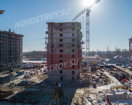 ЖК «Новое Колпино»: ход строительства корпуса №45, Апрель 2022