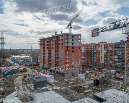 ЖК «Новое Колпино»: ход строительства корпуса №45, Май 2022