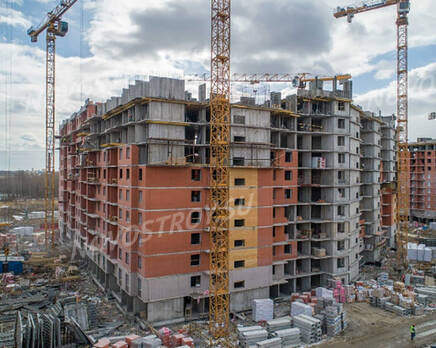 ЖК «Новое Колпино»: ход строительства корпуса №47, Май 2022