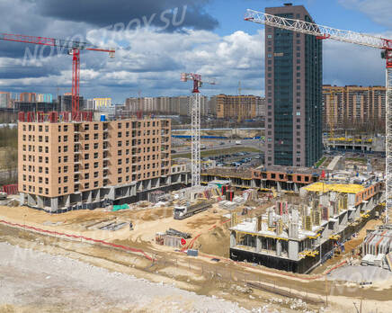 ЖК «Заречный парк»: ход строительства корпуса №9, Май 2022