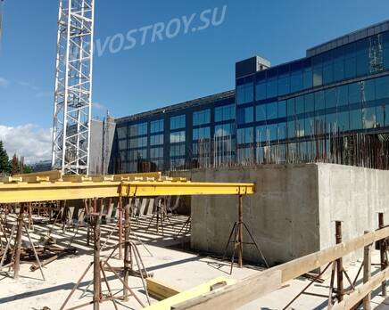Апарт-отель «на проспекте Добролюбова»: ход строительства , Июнь 2022