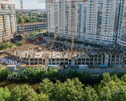 ЖК «Дом на Васильевском»: ход строительства корпуса №6, Август 2022