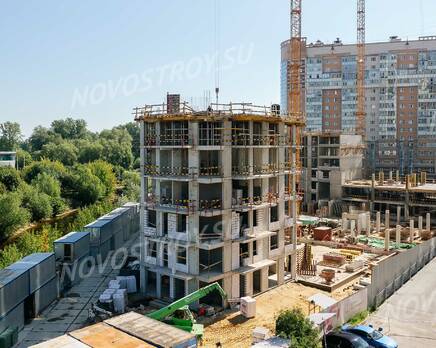 ЖК «Дом на Васильевском»: ход строительства корпуса №6, Сентябрь 2022
