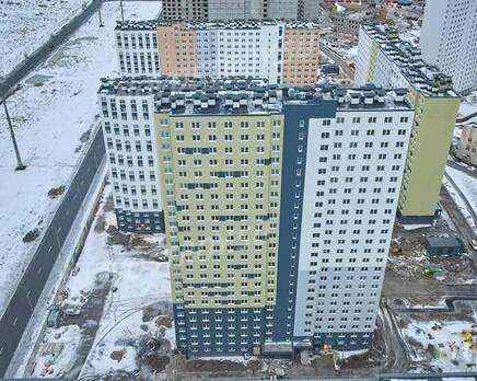 ЖК «Цветной город»: ход строительства дома 11, Январь 2023