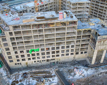 ЖК «Neva Residence»: ход строительства дом №3, Январь 2023