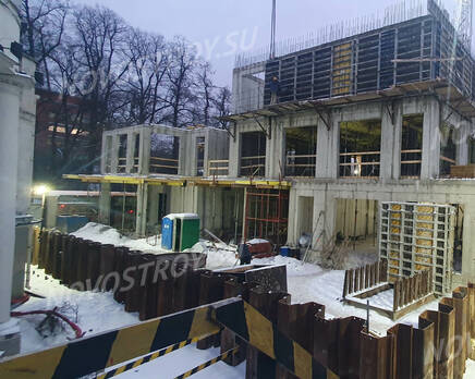 ЖК «Villa Marina»: ход строительства, Январь 2023