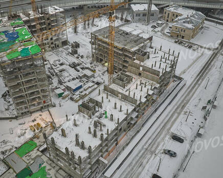 ЖК «Neva Residence»: ход строительства дом №1, Февраль 2023