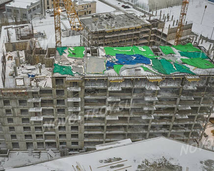 ЖК «Neva Residence»: ход строительства дом №2, Февраль 2023