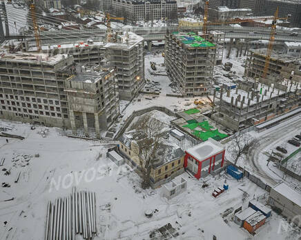 ЖК «Neva Residence»: ход строительства, Февраль 2023