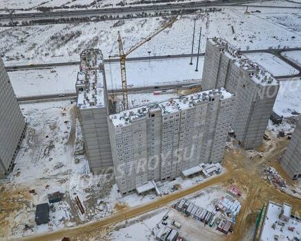 ЖК «Цветной город»: ход строительства дом №17, Март 2023