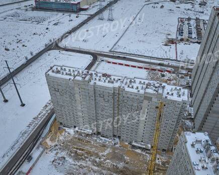 ЖК «Цветной город»: ход строительства дом №18, Март 2023