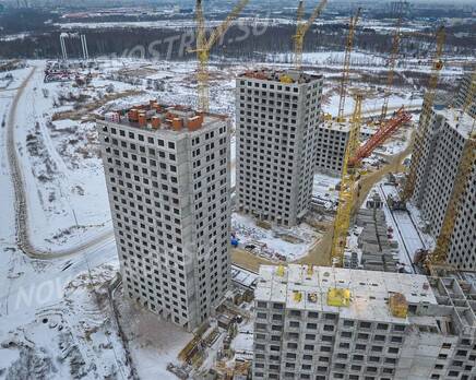 ЖК «Ручьи»: ход строительства корпуса №1 , Март 2023
