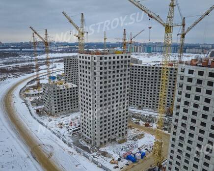 ЖК «Ручьи»: ход строительства корпуса № 2, Март 2023