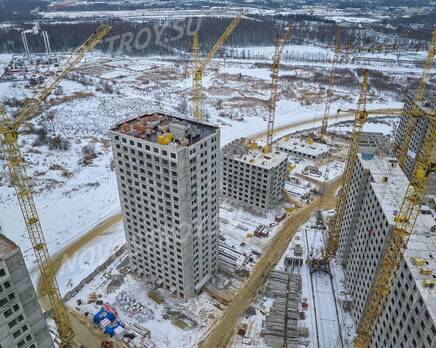 ЖК «Ручьи»: ход строительства корпуса №2, Март 2023