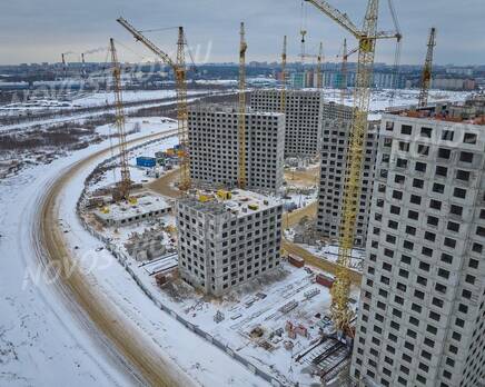 ЖК «Ручьи»: ход строительства корпуса №3, Март 2023
