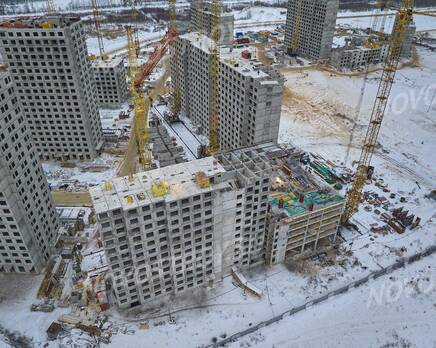 ЖК «Ручьи»: ход строительства корпуса №5, Март 2023