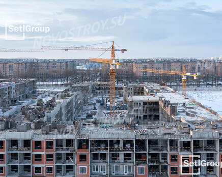 МЖК «Univer City»: ход строительства корпуса №3, Март 2023