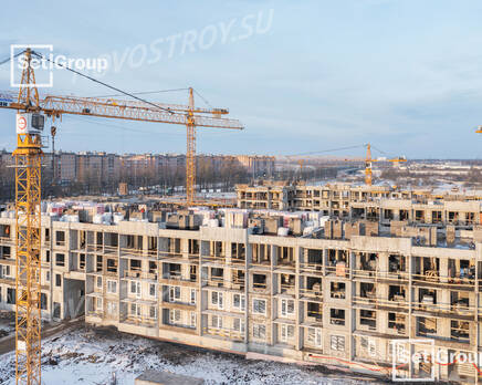 МЖК «Univer City»: ход строительства корпуса № 4, Март 2023