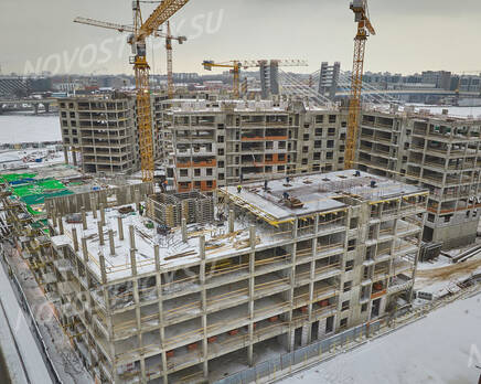 ЖК «Neva Residence»: ход строительства дом №1, Март 2023