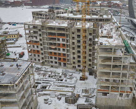 ЖК «Neva Residence»: ход строительства дом №2, Март 2023