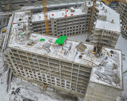 ЖК «Neva Residence»: ход строительства дом №3, Март 2023