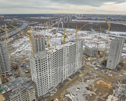 ЖК «Ручьи»: ход строительства корпуса №4, Апрель 2023