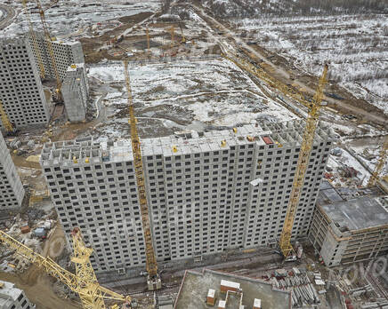 ЖК «Ручьи»: ход строительства корпуса №4, Апрель 2023
