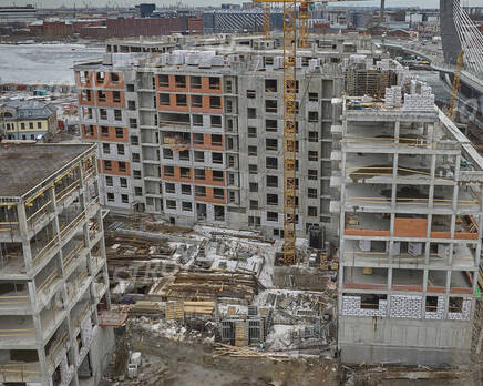 ЖК «Neva Residence»: ход строительства дома №2, Апрель 2023