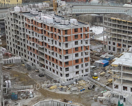 ЖК «Neva Residence»: ход строительства дома №2, Апрель 2023