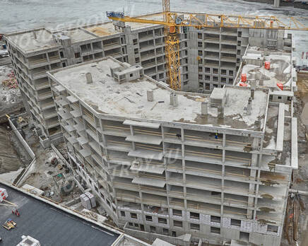 ЖК «Neva Residence»: ход строительства дома №3, Апрель 2023