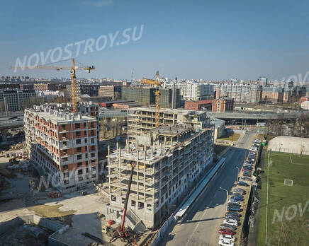 ЖК «Neva Residence»: ход строительства дома №1, Май 2023