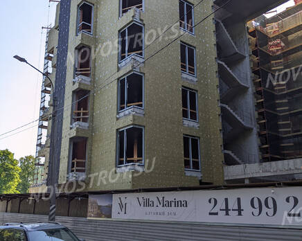 ЖК «Villa Marina»: ход строительства, Июль 2023