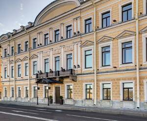 ЖК «Особняк Кушелева-Безбородко»: общий вид с наб. Кутузова (08.10.2015)