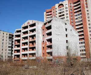 ЖК на Шипкинском переулке: семиэтажный недостроенный корпус