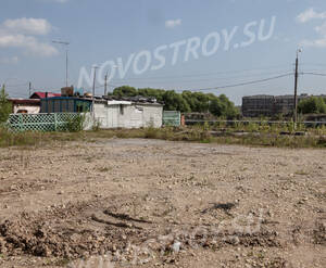 Место строительства ЖК «Новый микрорайон в Пушкине» (август 2013)