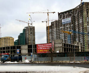 Строительство паркинга МФК «Красный Кит» (25.12.2013 г.)