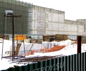 ЖК «На Подмосковной улице, корп. 13-14»: Стройплощадка корпуса 13, стадия закладки фундамента