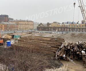 Новосаратовка жк в стадии котлована