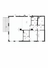 ЖК «Villa Marina», планировка 3-комнатной квартиры, 198.70 м²
