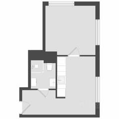 Апарт-комплекс «Avenue Apart Pulkovo», планировка 1-комнатной квартиры, 30.15 м²