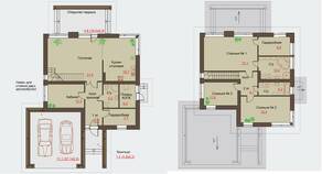КП «Светлогорье VIP-2», планировка 5-комнатной квартиры, 204.19 м²